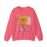 Candy Crush Front and Back Design Sweatshirt, Colorful Jumper, Fun Pullover, Sweet Treat Apparel, Cozy Top