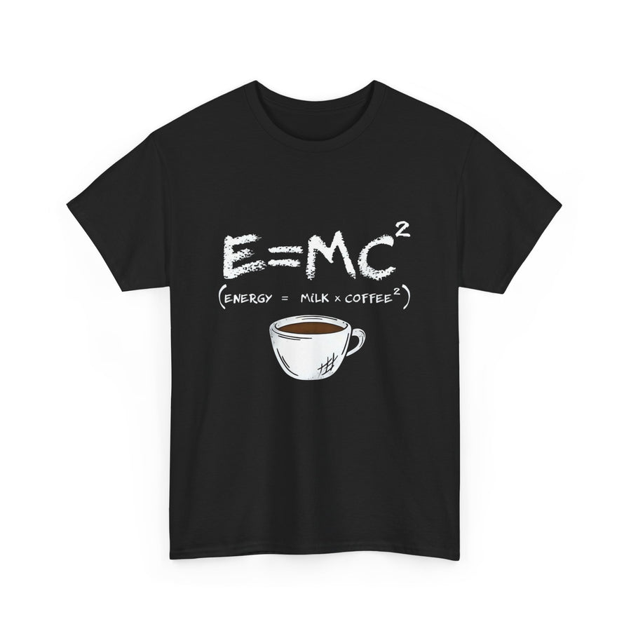 Coffee-Themed Unisex Heavy Cotton Tee - Perfect for Science Lovers - Gift for Friends, Casual Wear, Everyday Tee, Coffee Lovers, Geeky Gift