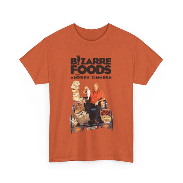 Bizarre Foods Andrew Zimmern T-Shirt, Unisex Shirt, Foodie Gift, Travel Lover Tee, Unique Graphic Tee, Food Show Fan Apparel