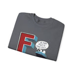 Cookie Monster Letter F for F*ck This Sh*t Sweatshirt, Funny Jumper, Novelty Sweater, Statement Pullover